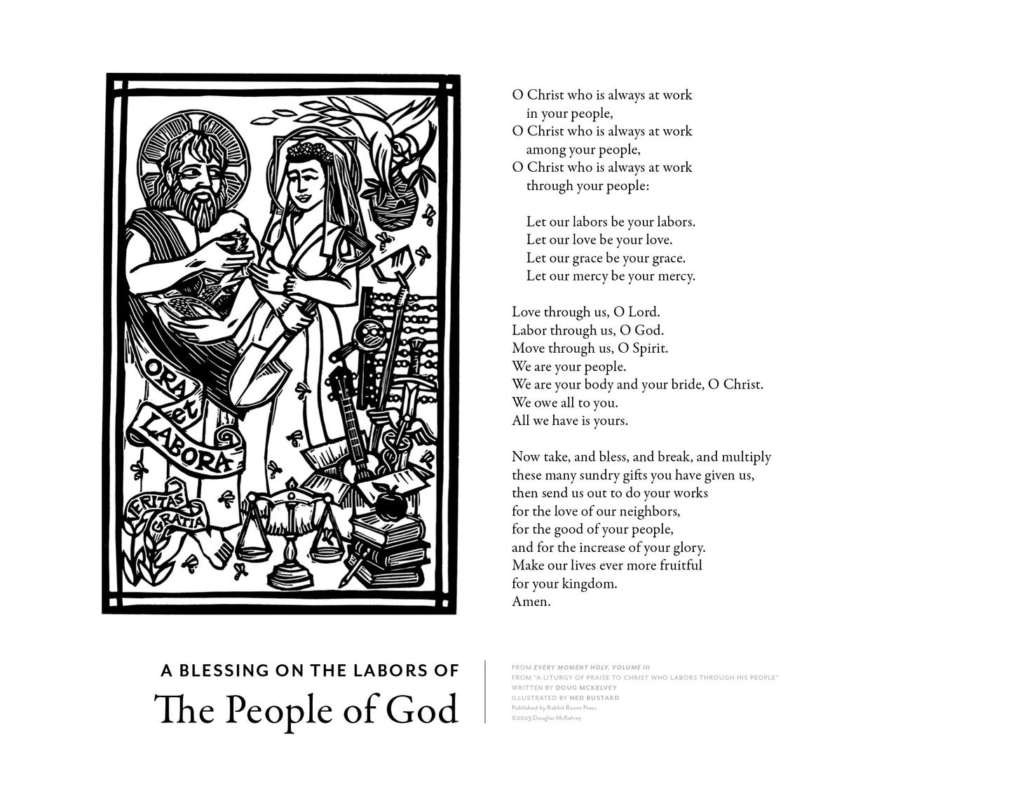 Liturgy Prints: Every Moment Holy