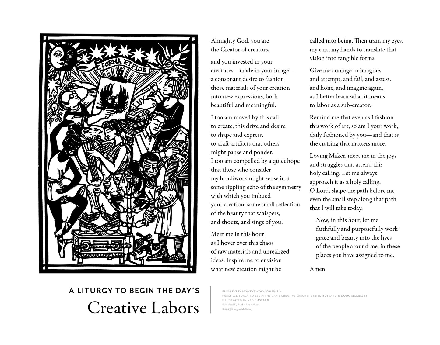 Liturgy Prints: Every Moment Holy