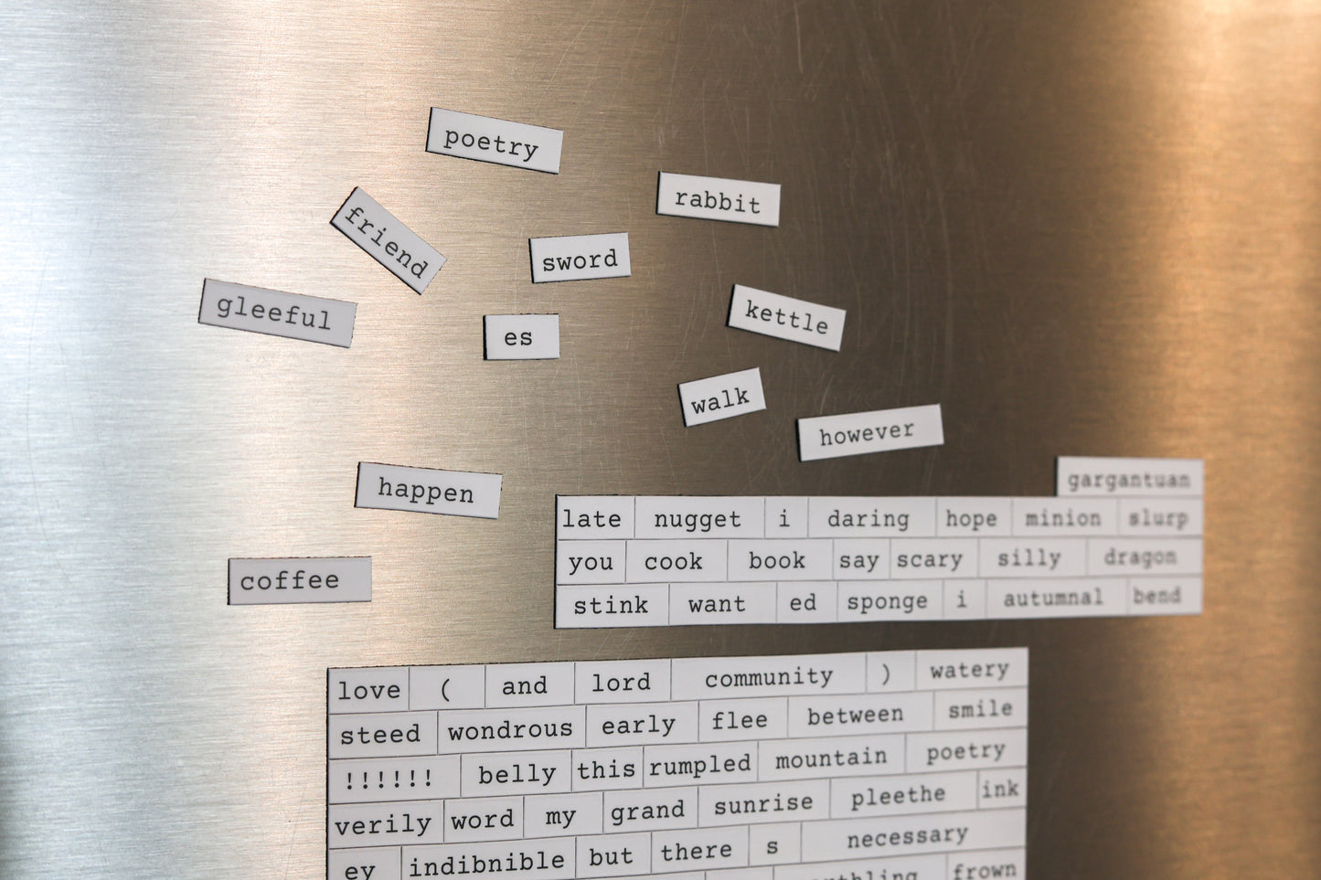 Rabbit Room Fridge Magnet Poetry