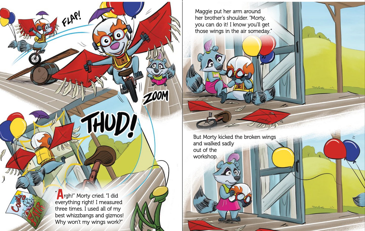 The Flight of Morty Raccoon