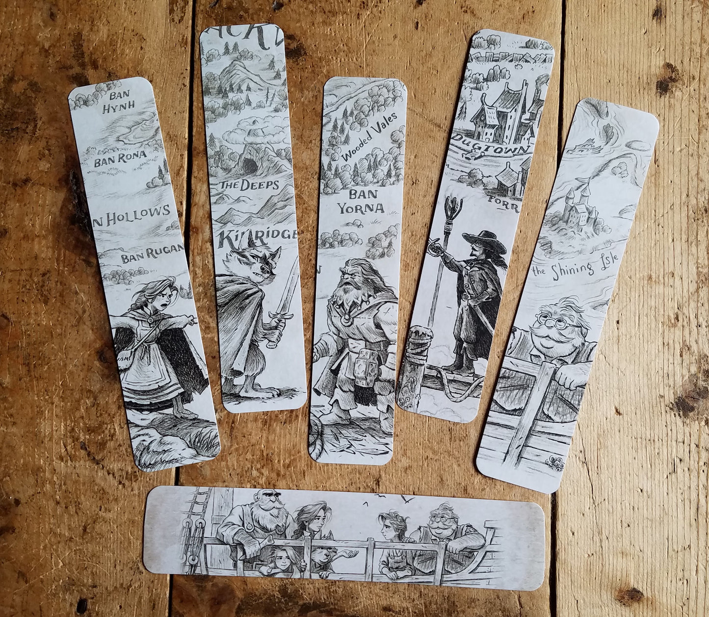 Wingfeather Saga Books 3 & 4 Bookmarks (Lot of 6)