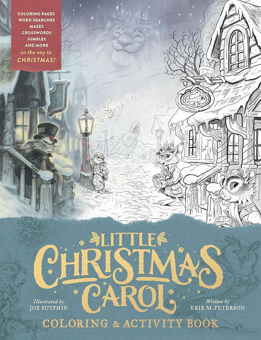 Little Christmas Carol Coloring & Activity Book cover image