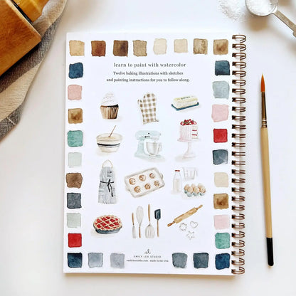 Baking Watercolor Workbook by Emily Lex Studio