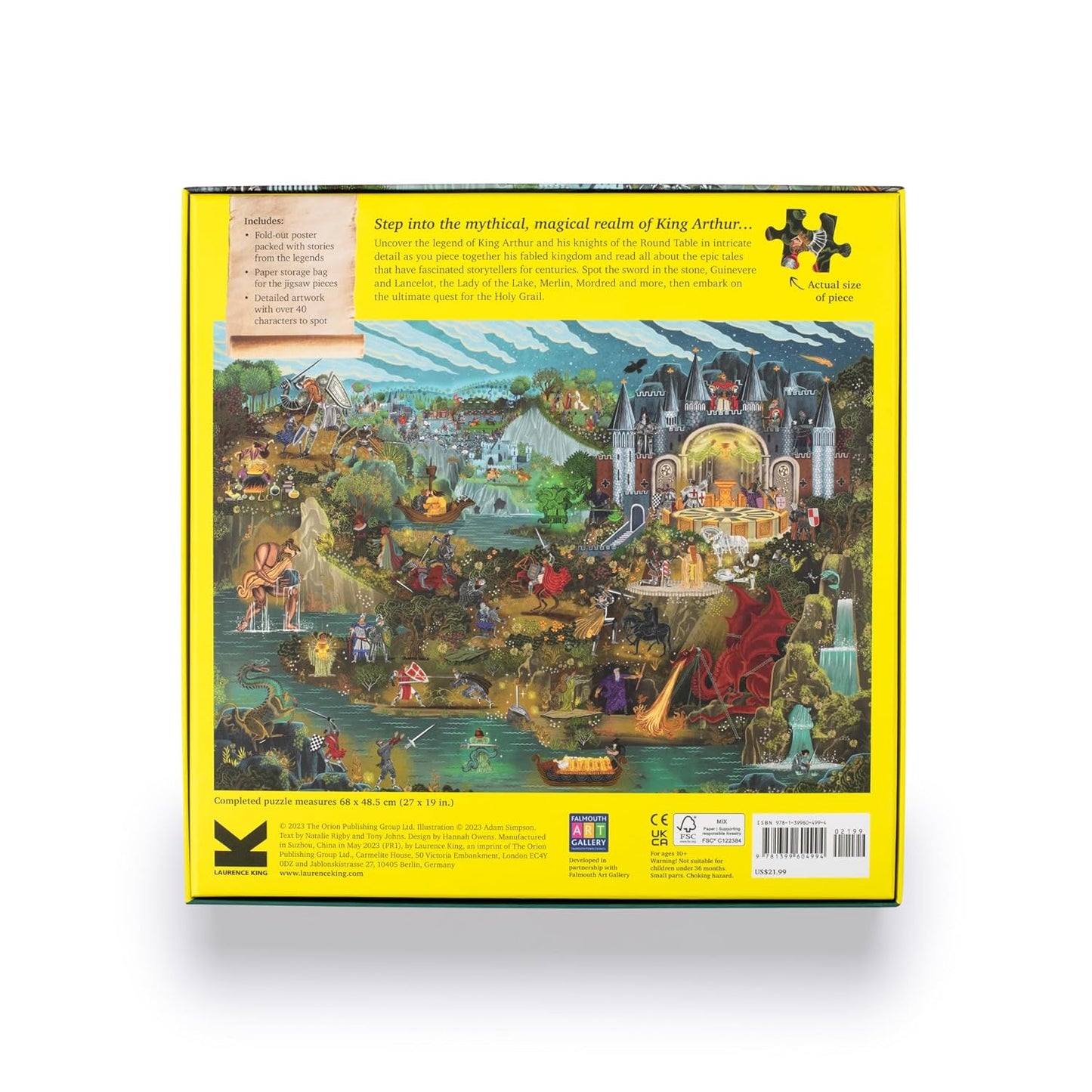 The World of King Arthur 1000 Piece Jigsaw Puzzle