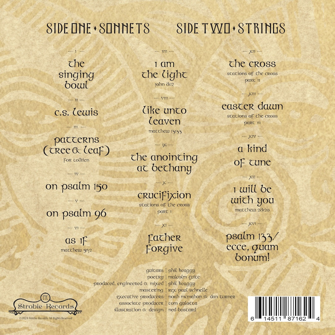 Strings & Sonnets Vinyl LP or CD by Phil Keaggy and Malcolm
