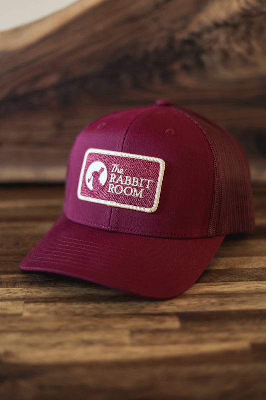 Rabbit Room Maroon Trucker Hat