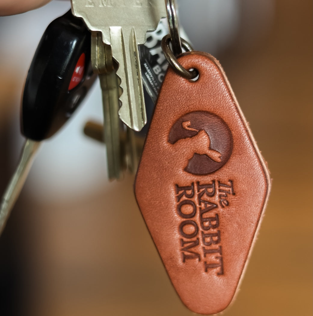 The Rabbit Room Keychain by Growley Leather