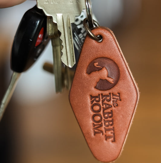 The Rabbit Room Keychain by Growley Leather