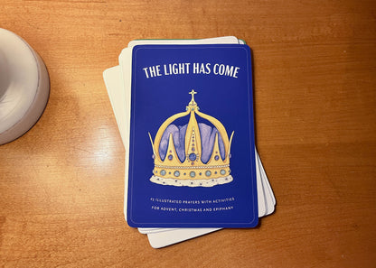 The Light Has Come: Prayer Cards for Advent, Christmas and Epiphany ~ 5 Pack