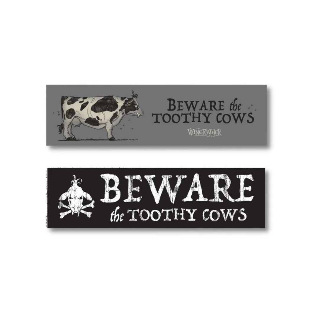 Toothy Cow Bumper Stickers