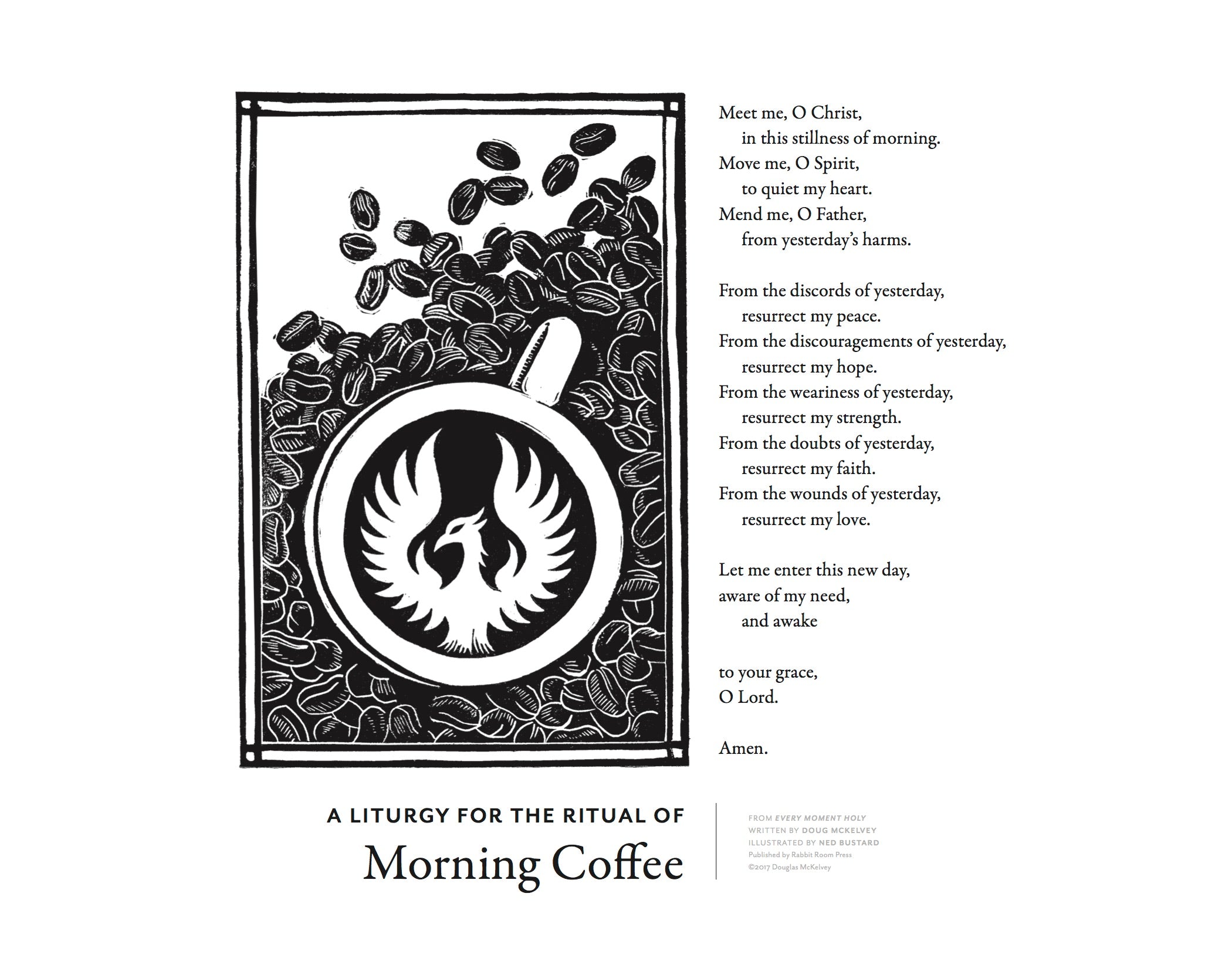Morning Coffee Liturgy Print
